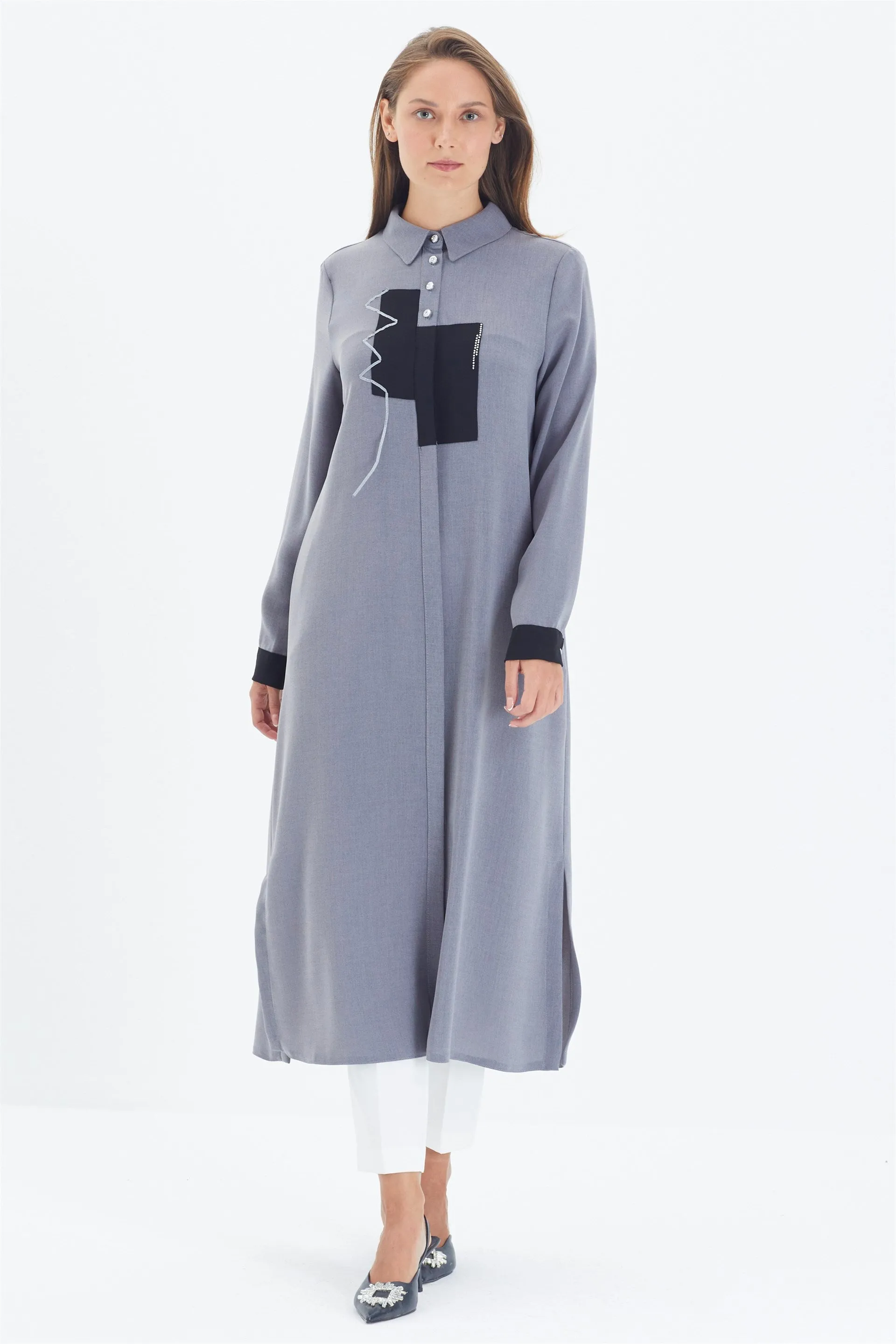 Tuniek wear & go Zuhre premium | Grijs