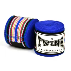 TWINS 5M PREMUIM ELASTIC HANDWRAPS-BLUE
