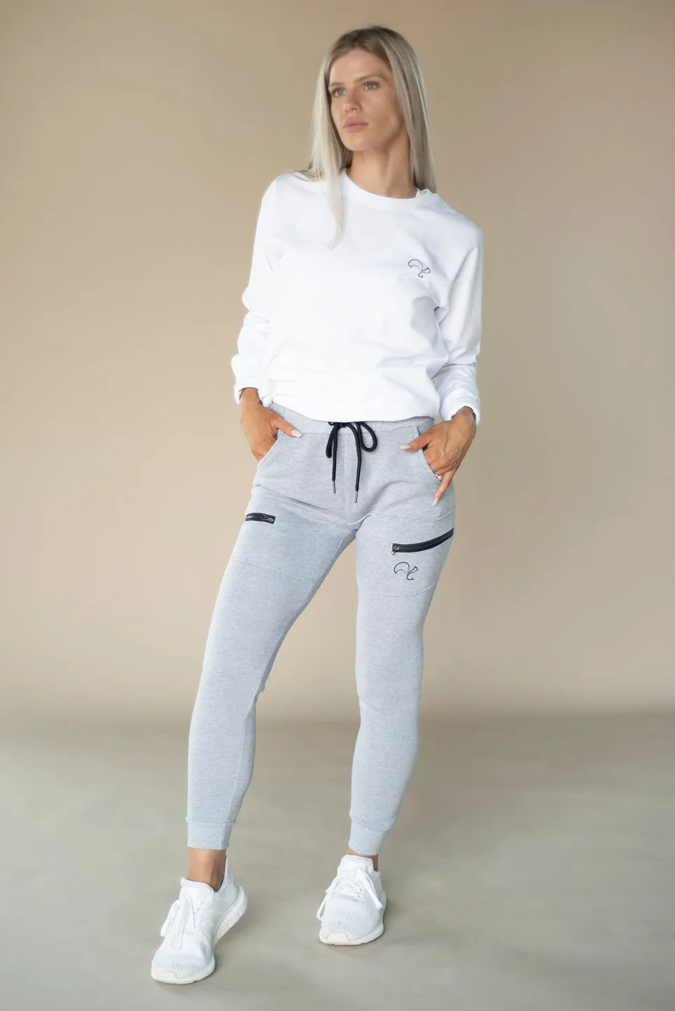 Unisex Relaxed Trackie - Stone