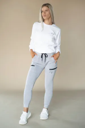 Unisex Relaxed Trackie - Stone