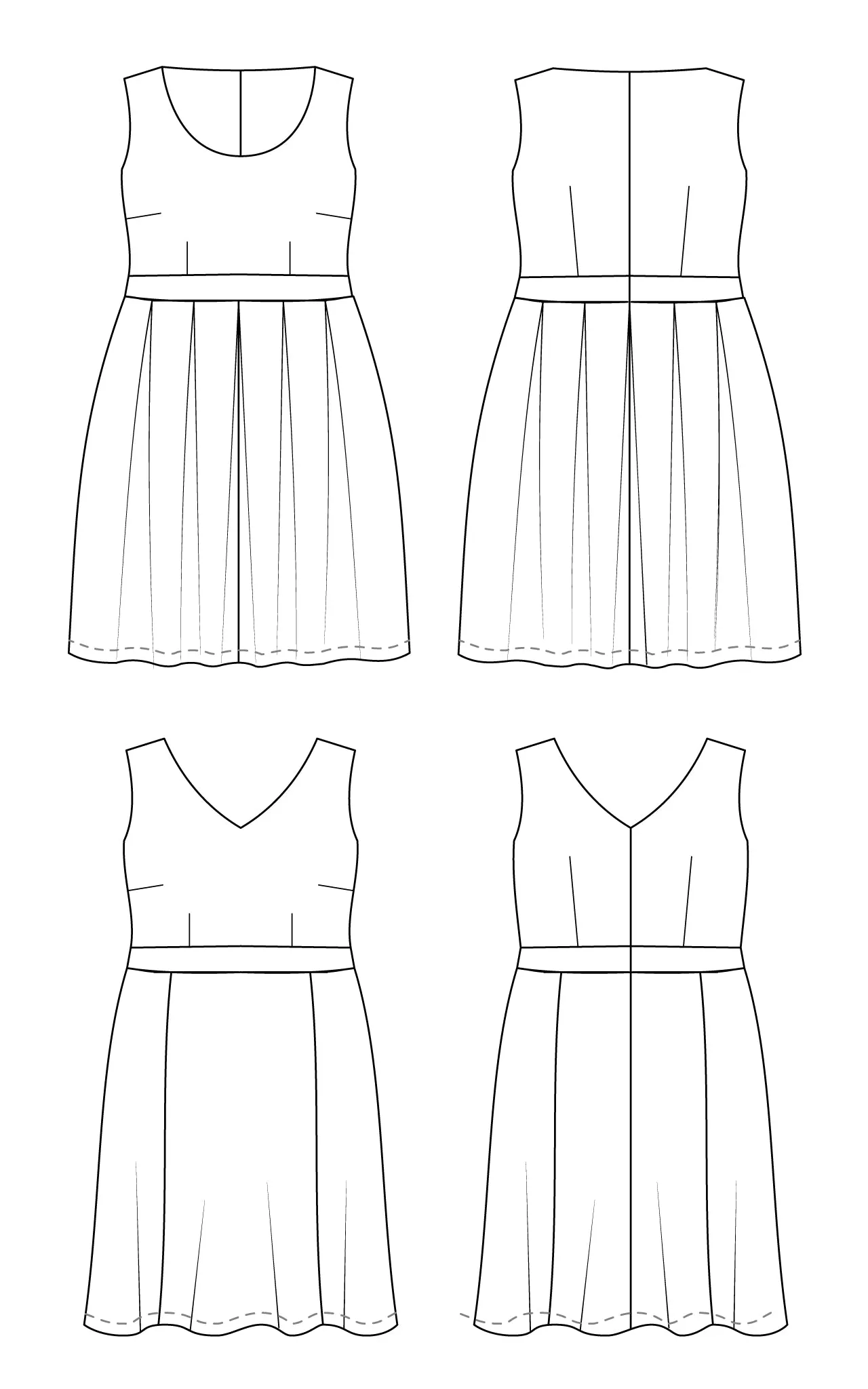 Upton Dress 12-32 PDF pattern