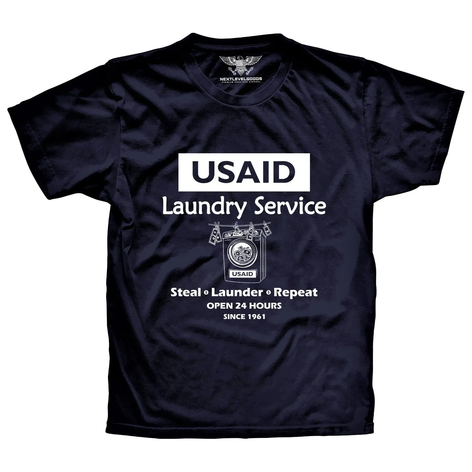 USAID Laundry Service Premium T-Shirt