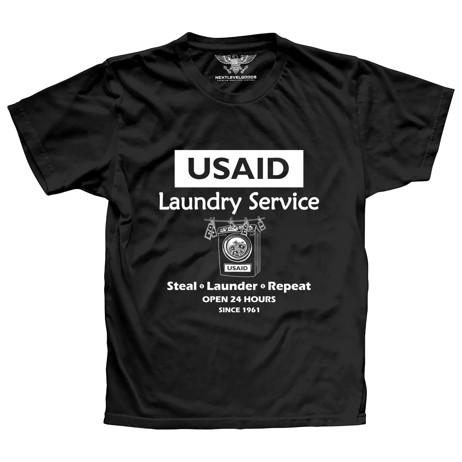 USAID Laundry Service Premium T-Shirt