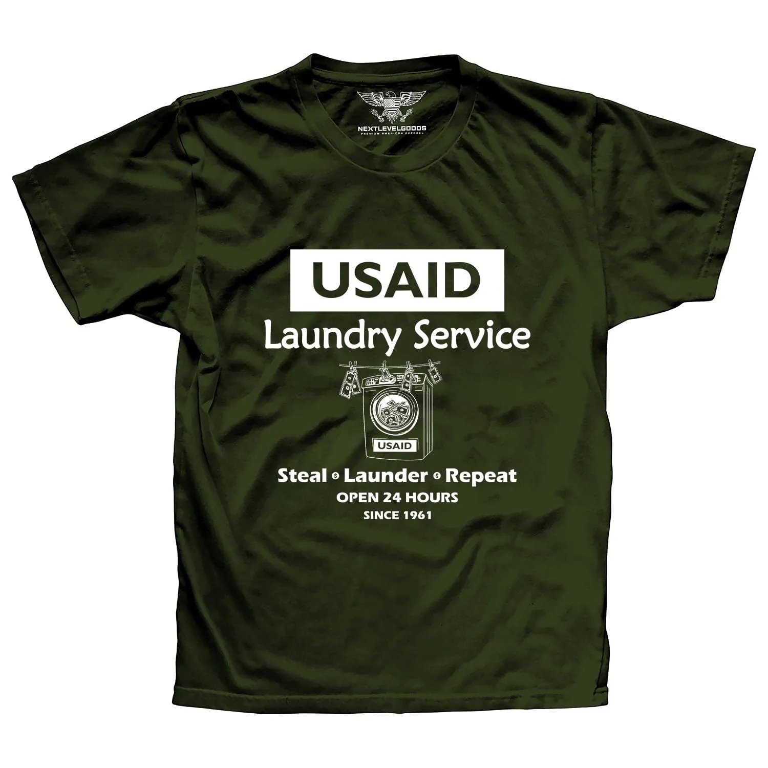 USAID Laundry Service Premium T-Shirt