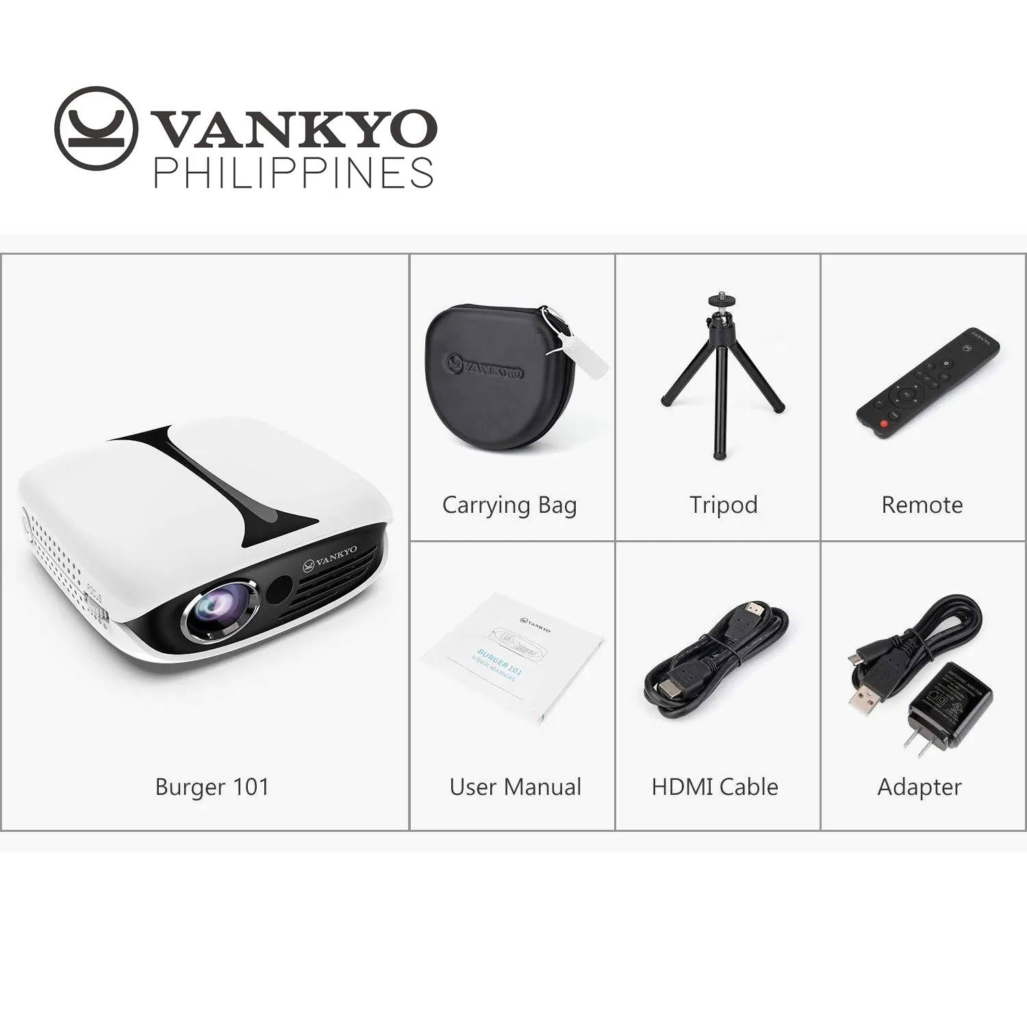 Vankyo Burger 101 Mini Projector
