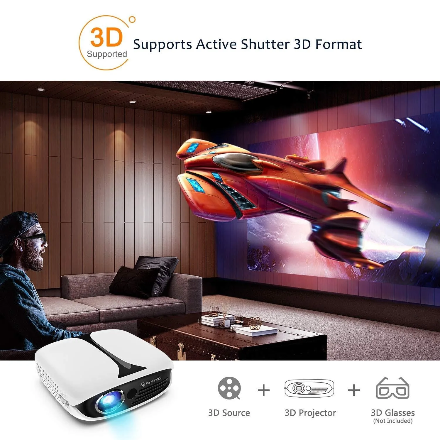 Vankyo Burger 101 Mini Projector