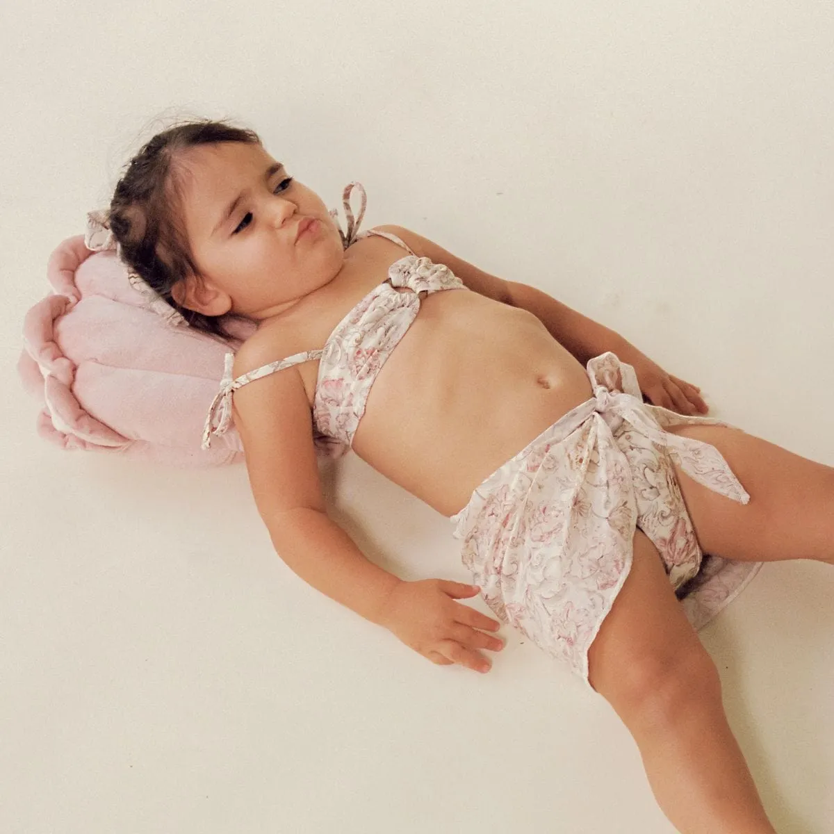 Venecia Floral Mini Tori Bandeau x Lulu Bikini Set