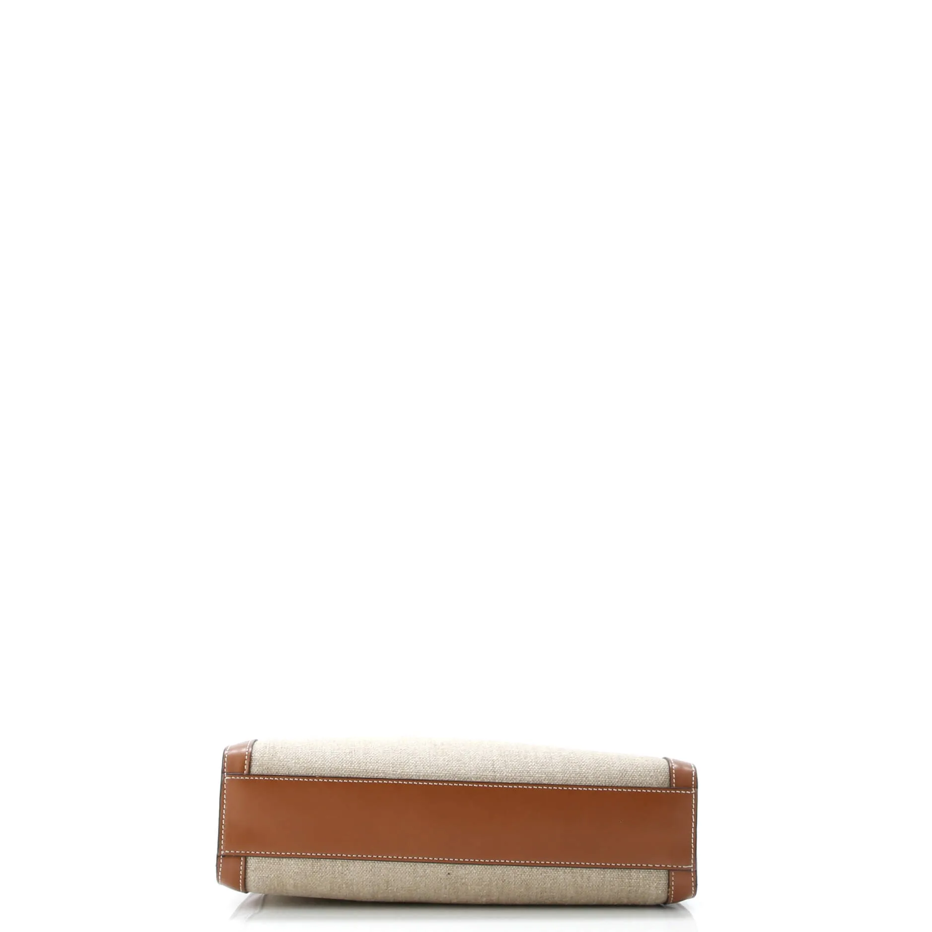 Vertical Cabas Tote Printed Canvas and Leather Small