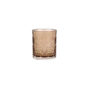 Vietri Barocco Tortoise Double Old Fashioned Glass