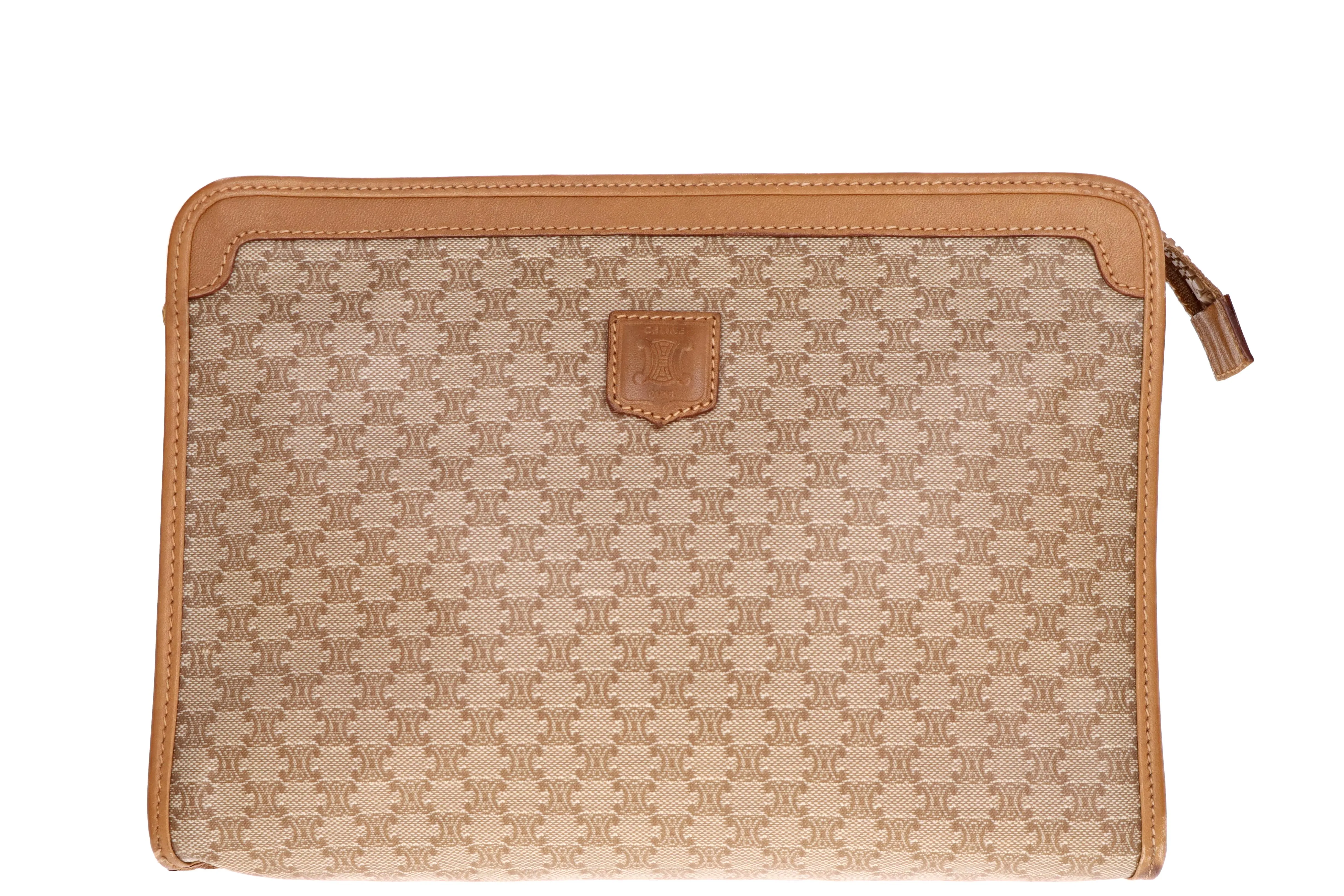 Vintage Celine Macadam Clutch Bag