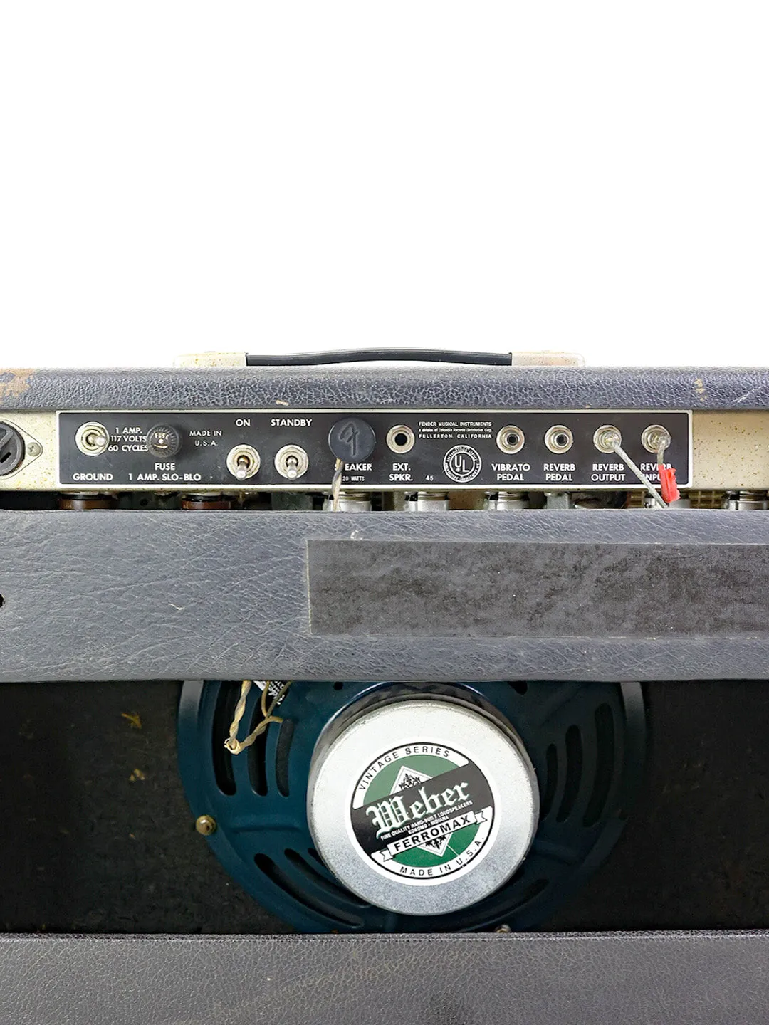 Vintage Fender Deluxe Reverb 1 x 12" Combo - USA 1965