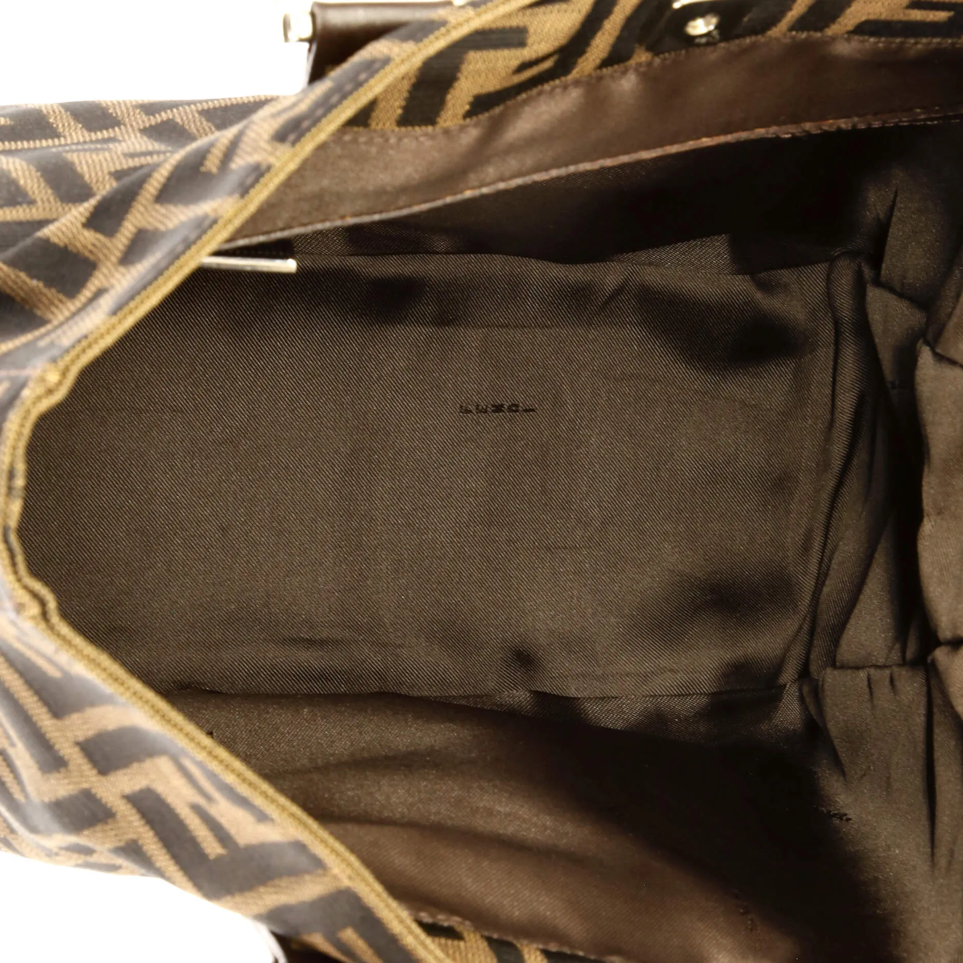 Vintage FF Handle Tote Zucca Canvas Small
