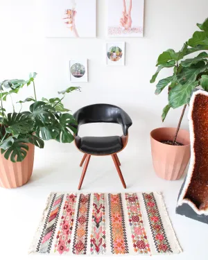 Vintage Mini Turkish Kilim Rug 2'3"x3'8"