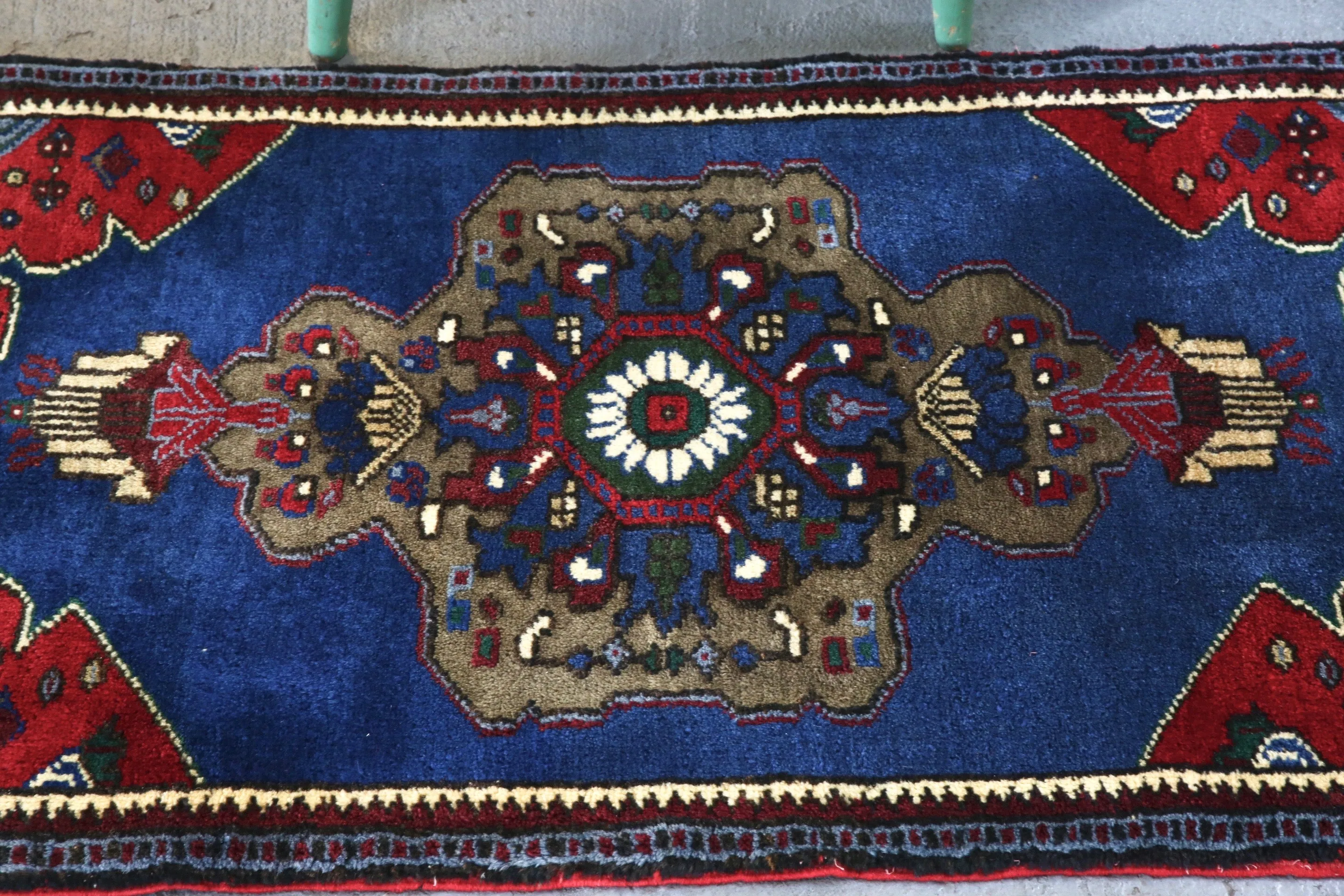 Vintage Mini Turkish Rug 2ftx4ft