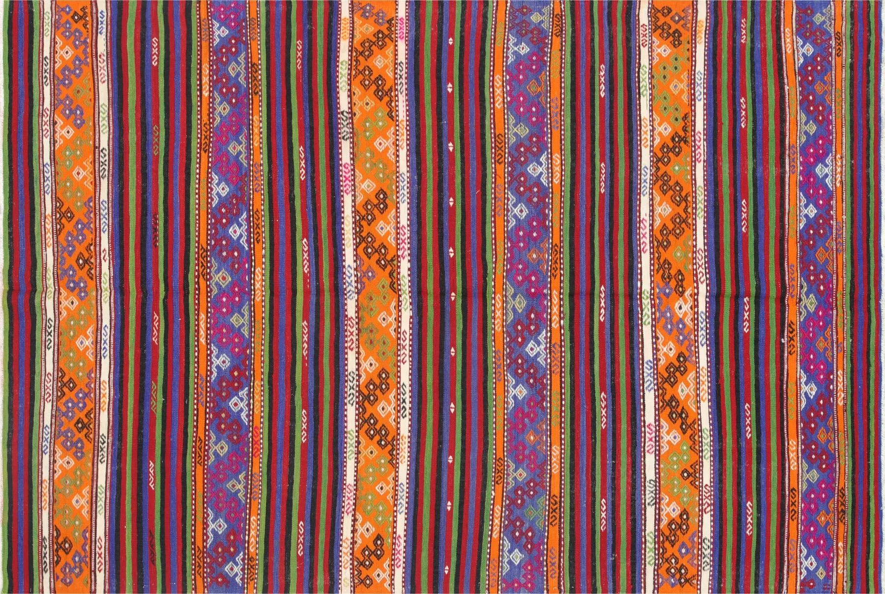 Vintage Turkish Kilim - 5'11" x 8'9"