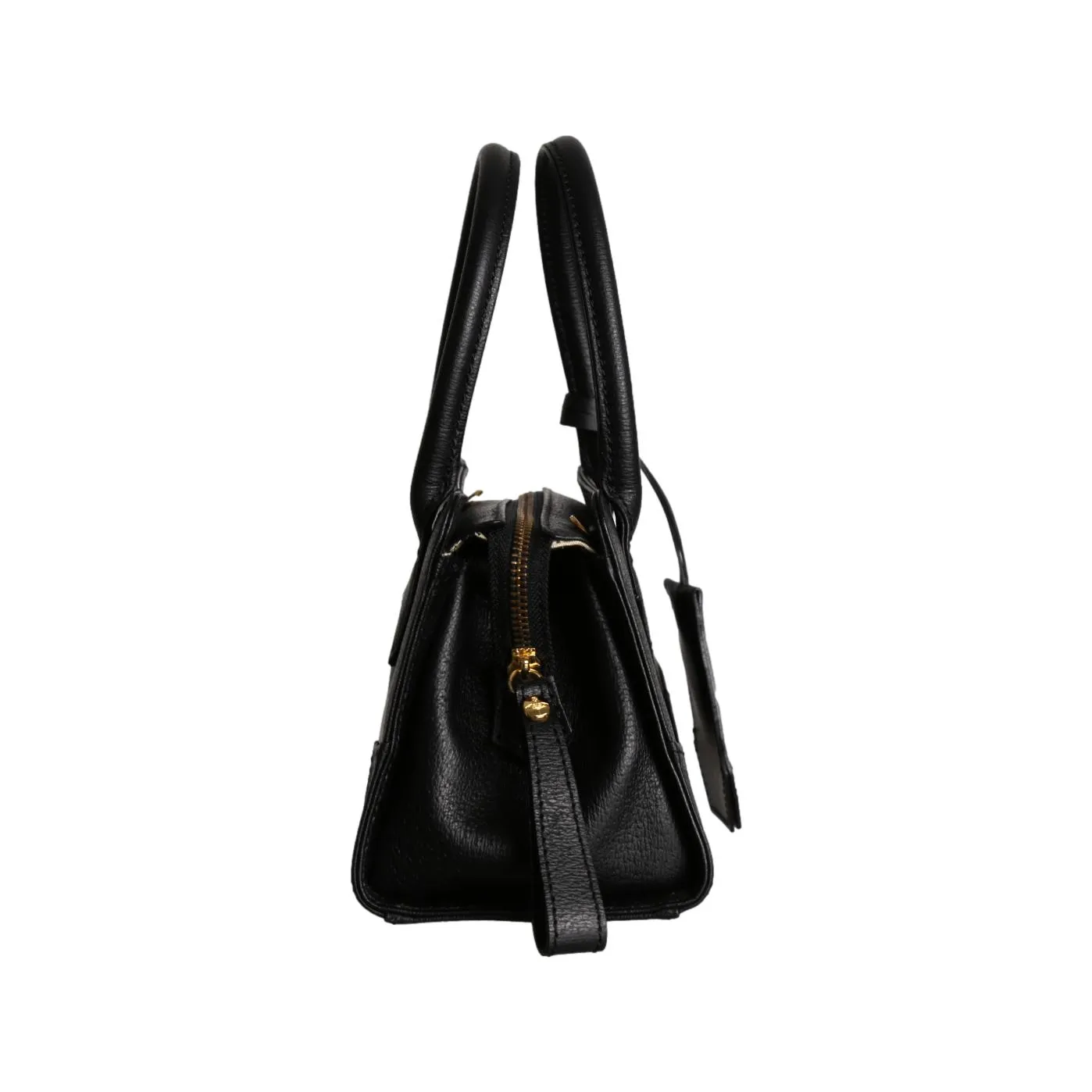 Vivienne Westwood Black Mini Top Handle Bag