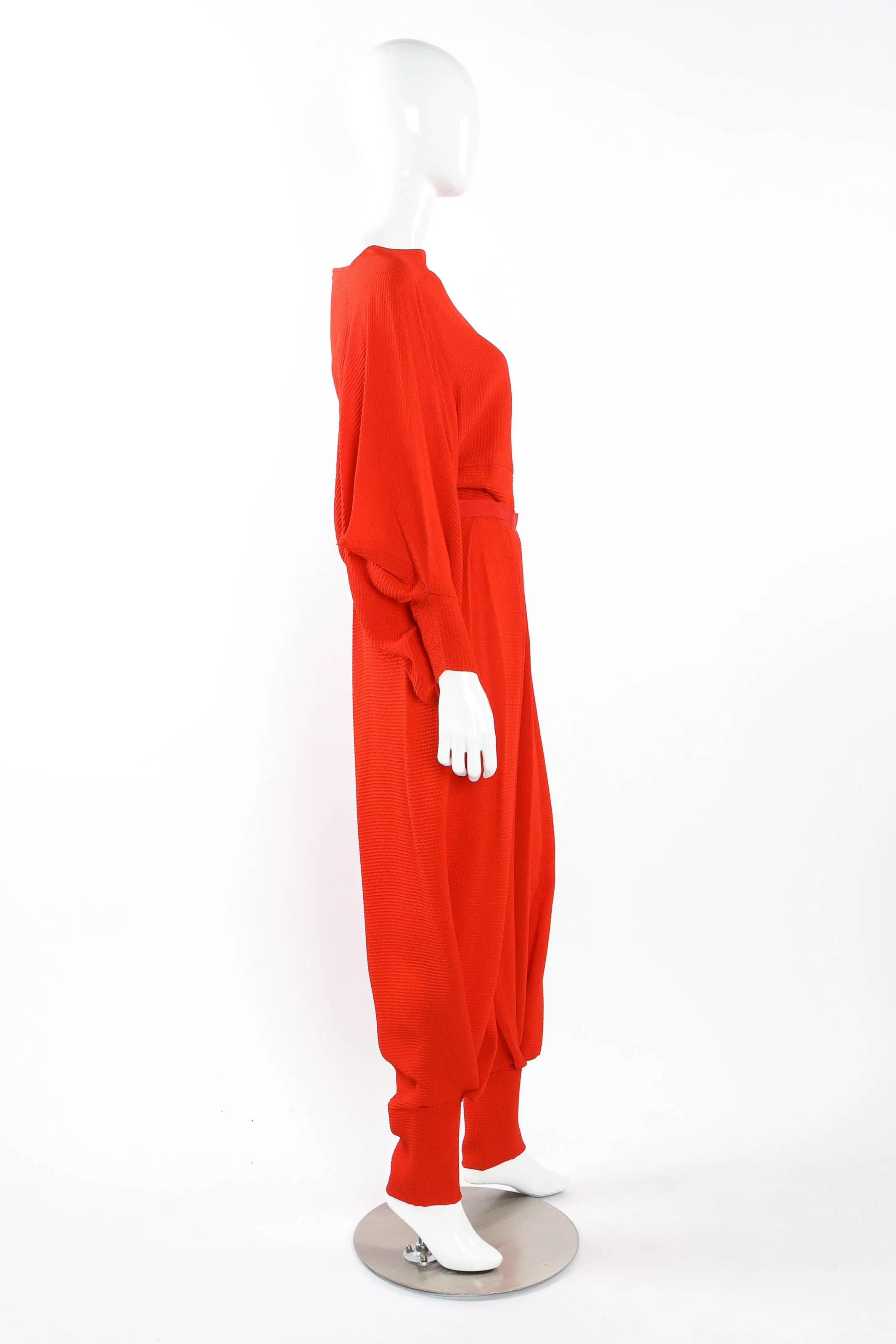 Waffle Silk Leisure Top & Pant Set