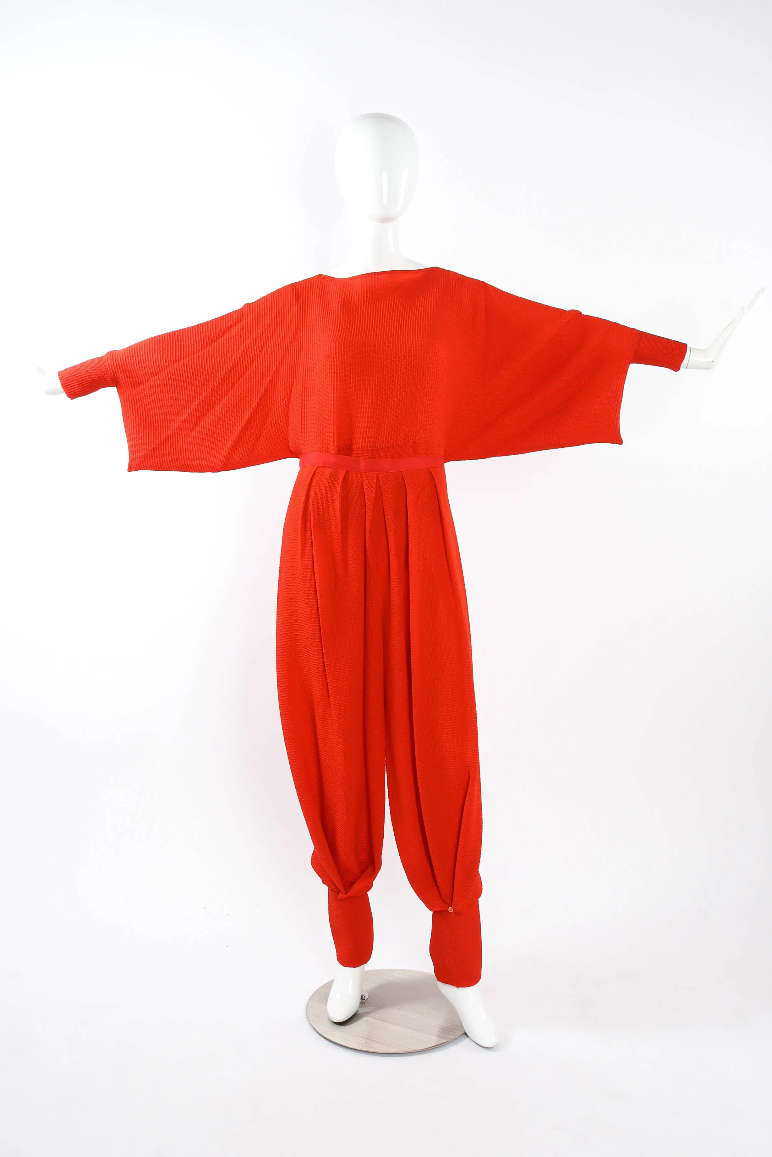 Waffle Silk Leisure Top & Pant Set