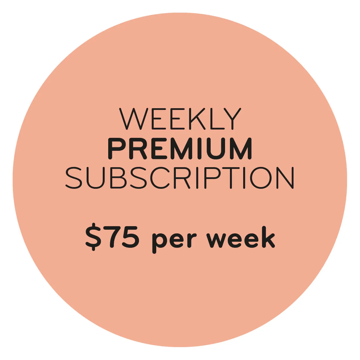 Weekly Premium Subscription 2023