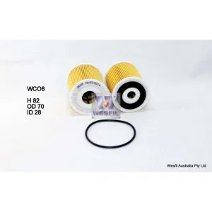 Wesfil Oil Filter - WCO8 (R2647P)