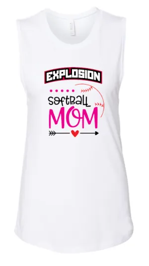 Weston Explosion Softball Mom Muscle Tank