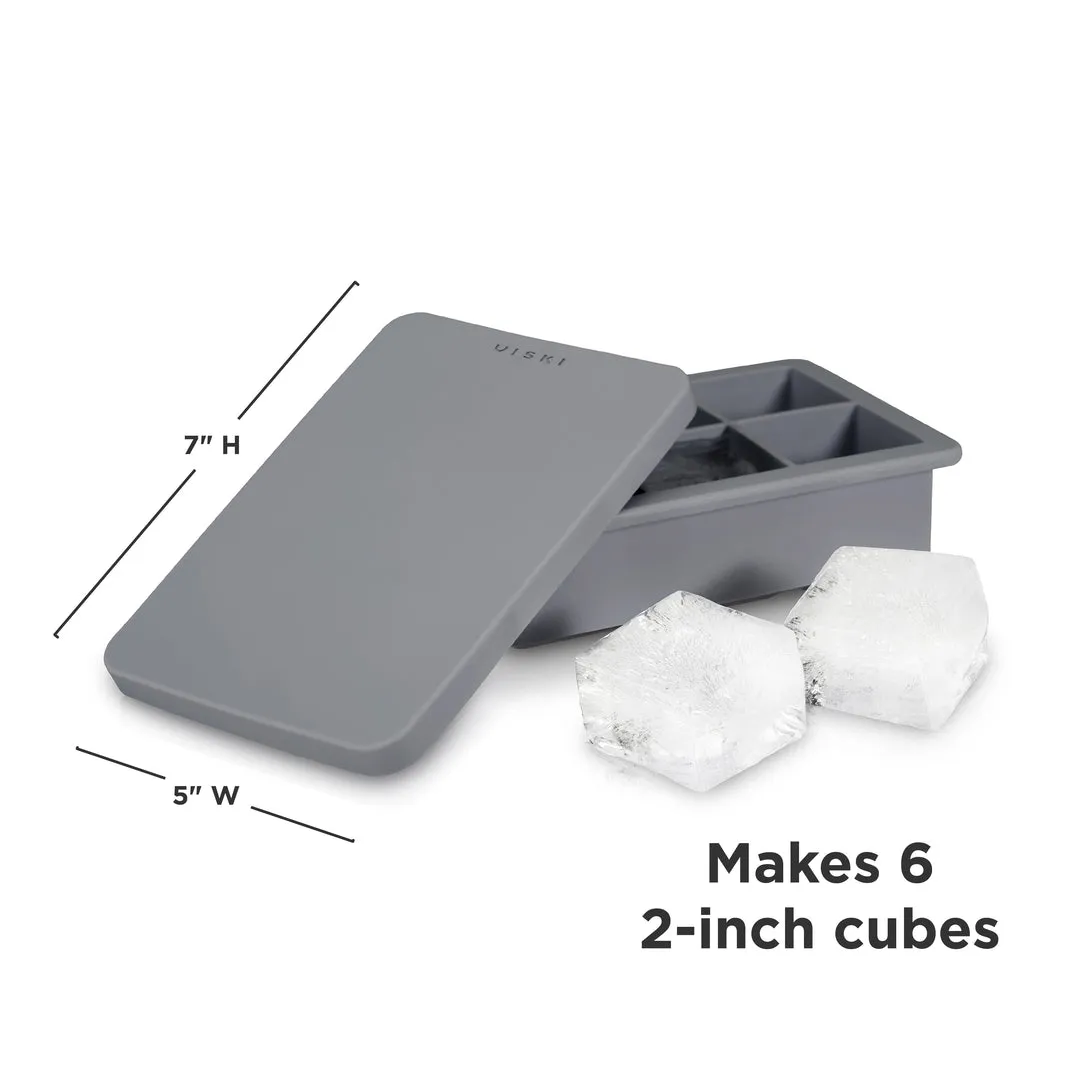 WHISKEY ICE CUBE TRAY WITH LID