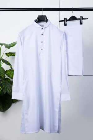 White Cotton Shalwar Kameez