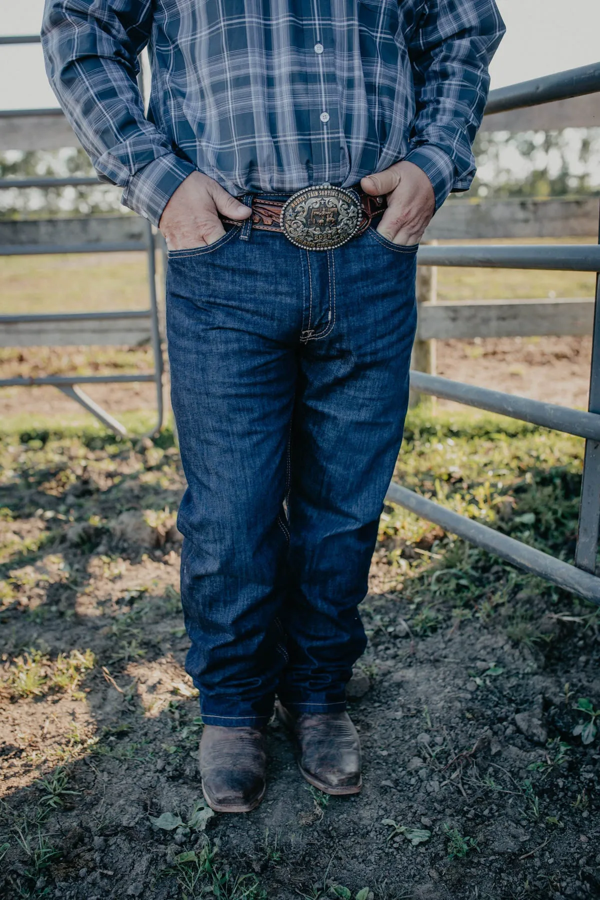 ‘White Label’ Men's CINCH Relaxed Straight Leg Jean {New Indigo Dark}