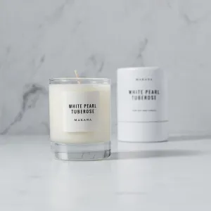 White Pearl Tuberose Petite Candle