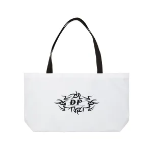 White Weekender Tote Bag - Dark Protectors Logo