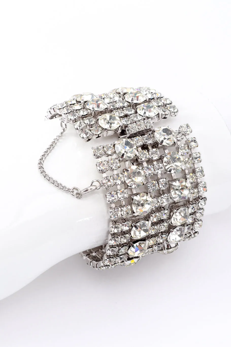 Wide Crystal Bracelet