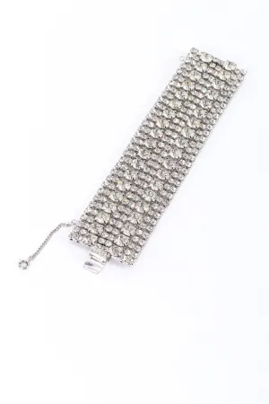 Wide Crystal Bracelet