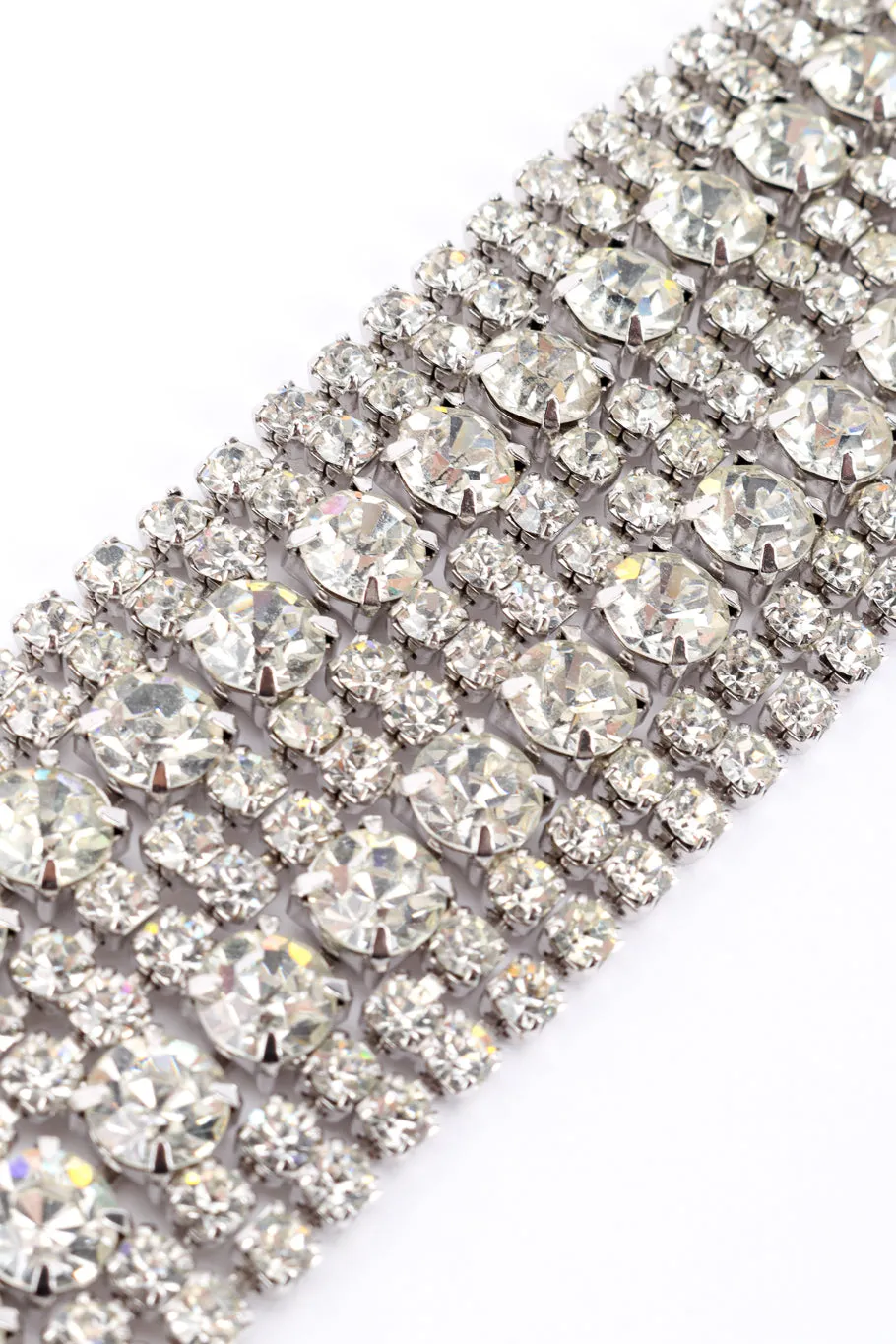 Wide Crystal Bracelet