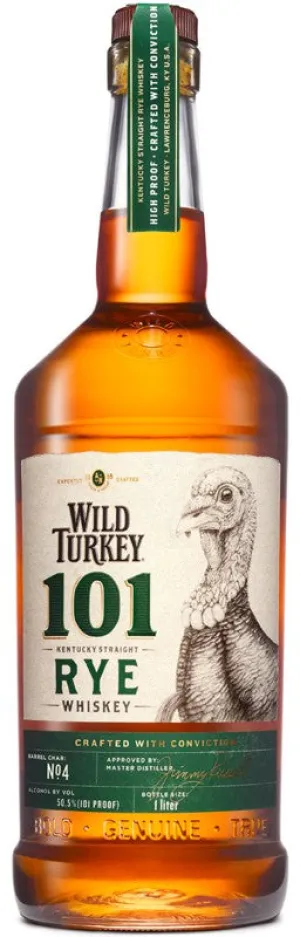 Wild Turkey Wild Turkey 101 Rye Whiskey 1 L