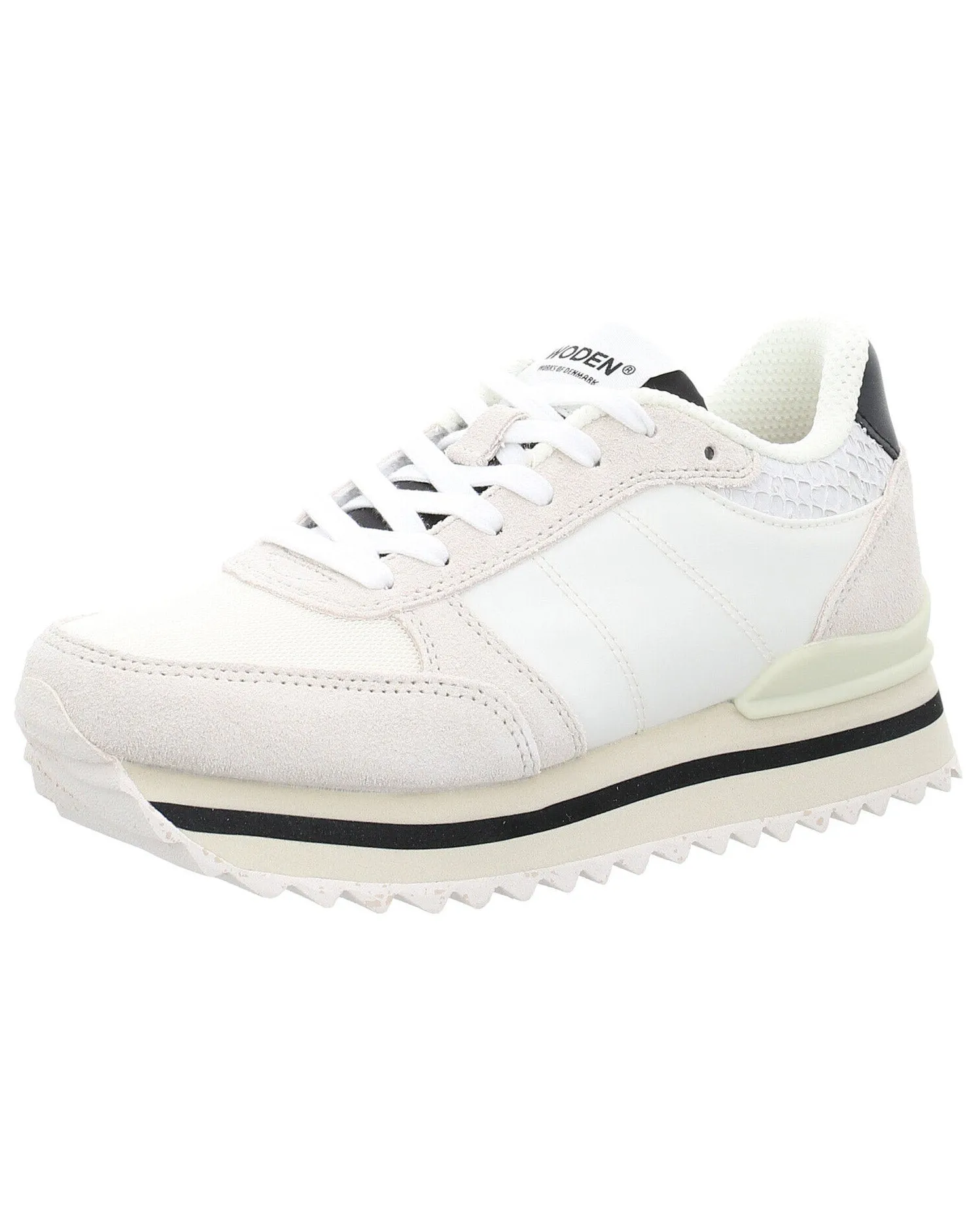 Woden Ronja Plateau Sneaker - Whisper White