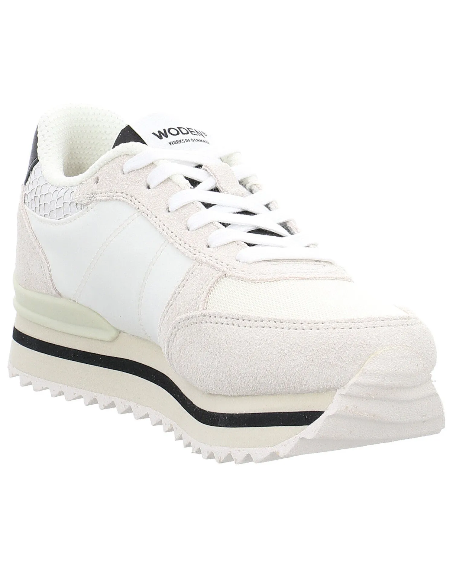 Woden Ronja Plateau Sneaker - Whisper White