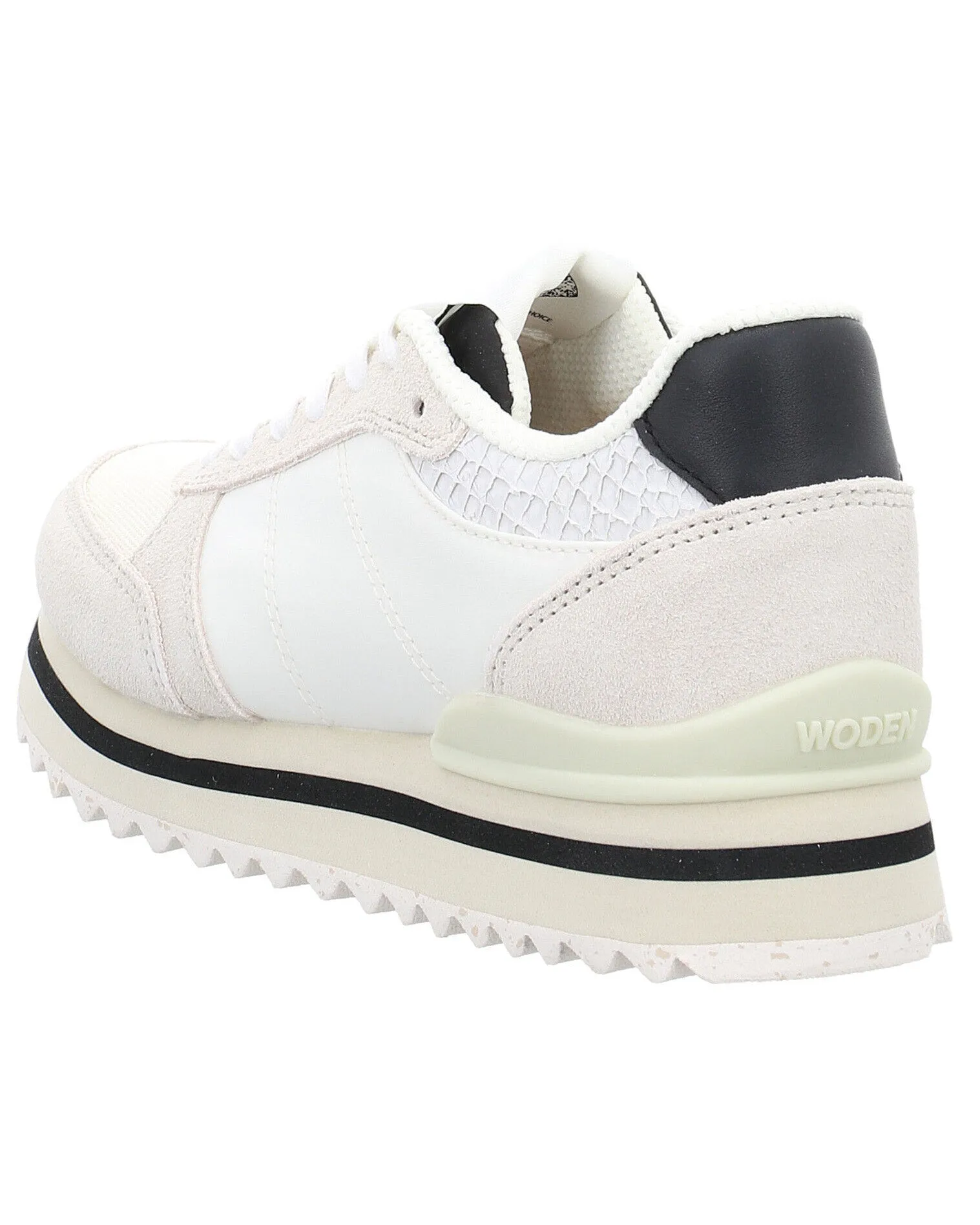 Woden Ronja Plateau Sneaker - Whisper White