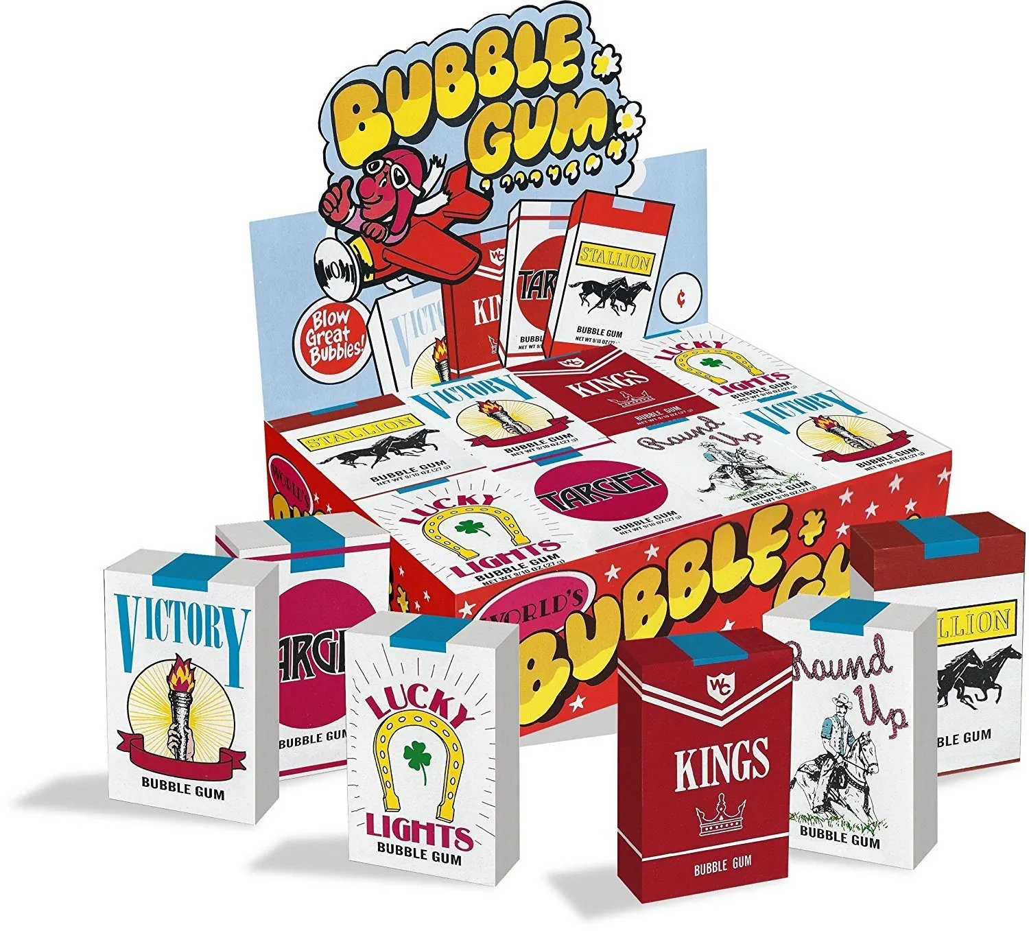 World's Cigarette Bubble Gum Stick [27g] USA