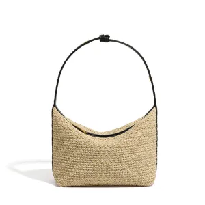 Woven Basket Style Underarm Bag