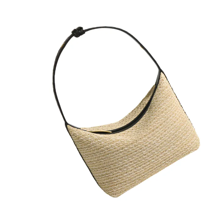 Woven Basket Style Underarm Bag