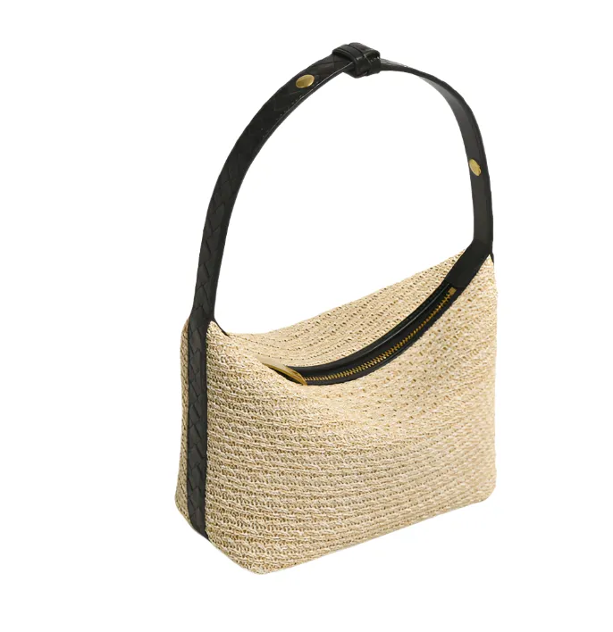 Woven Basket Style Underarm Bag