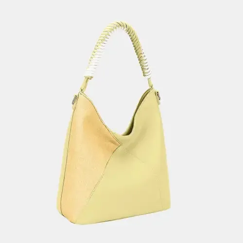 Woven Leather Handbag