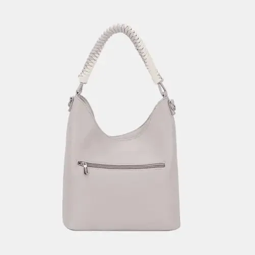 Woven Leather Handbag