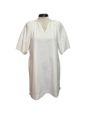 Woven Mini Dress Off White