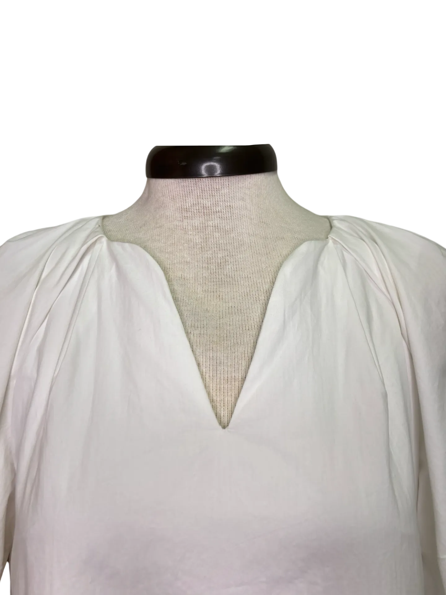 Woven Mini Dress Off White