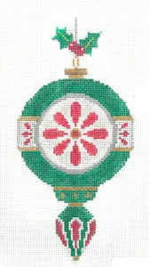 XO-223d Old Fashioned Ornaments- Emerald