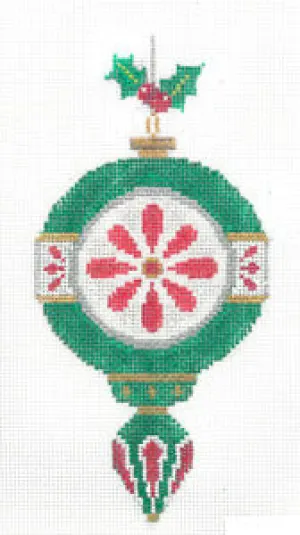 XO-223d Old Fashioned Ornaments- Emerald