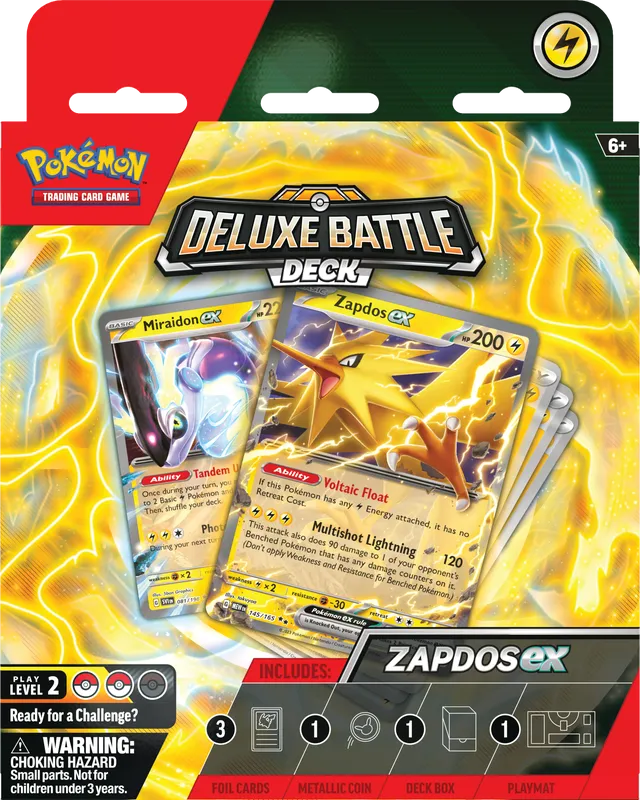 Zapdos EX Deluxe Battle Deck - Pokemon TCG